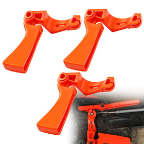 Packaging detail of DECKMAN throttle trigger with clear part identification.