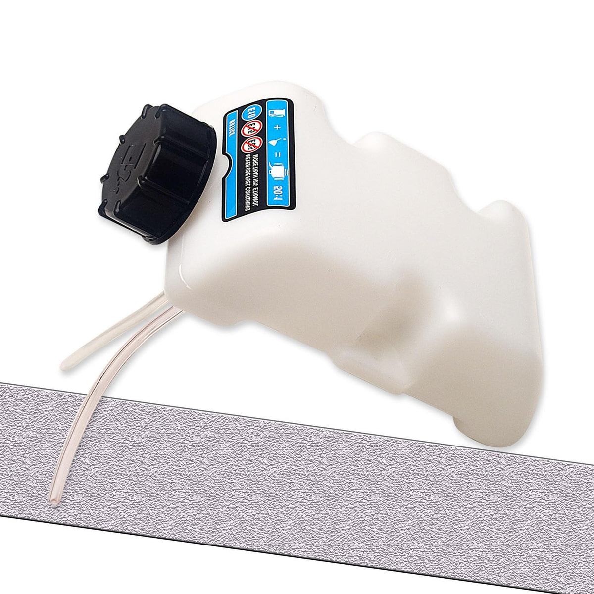 Deckman Toro-compatible fuel tank supports quick, dependable trimmer maintenance.