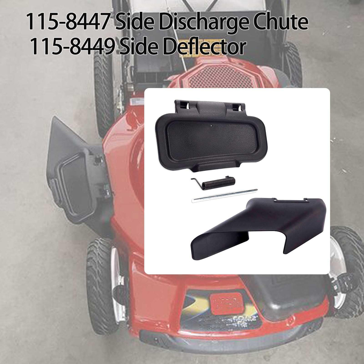 Deckman torsion spring 99-5293 provides reliable tension for smooth chute operation