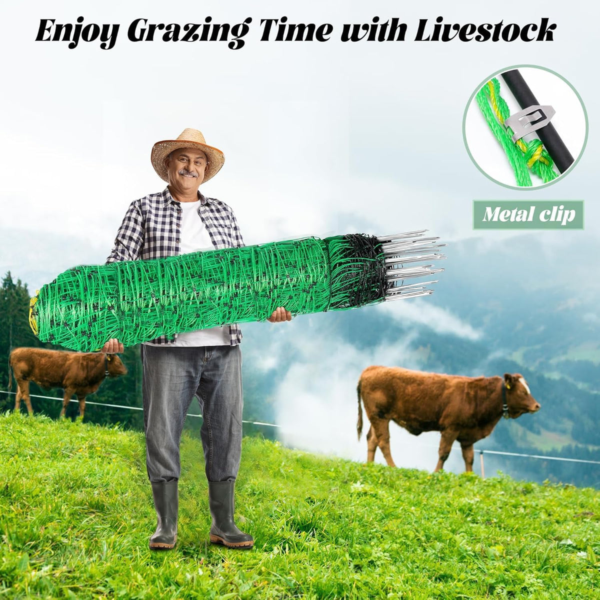 Decofy fencing kit includes repair accessories for quick maintenance.