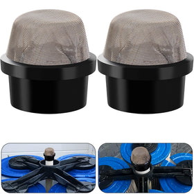 DECOHS 190106Z air bleeder cap front view protects the valve from debris during filtration.