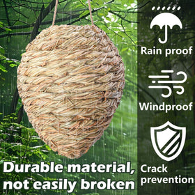 DECOHS 2 pack wasp nests displayed together demonstrates value and coverage