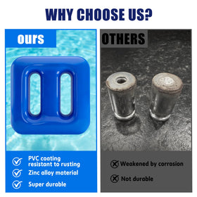 DECOHS anchor rope connection enables quick, secure float setup.