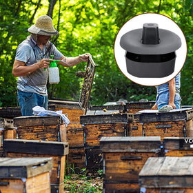 Sturdy DECOHS hive base distributes weight to reduce tipping.