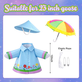 DECOHS goose umbrella rainbow adds playful color to outdoor displays