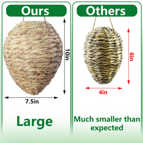 DECOHS hanging wasp nest decor on porch adds rustic charm and deterrence