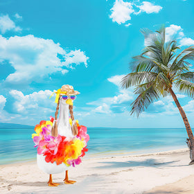 DECOHS wig offers flexible styling for summer goose displays