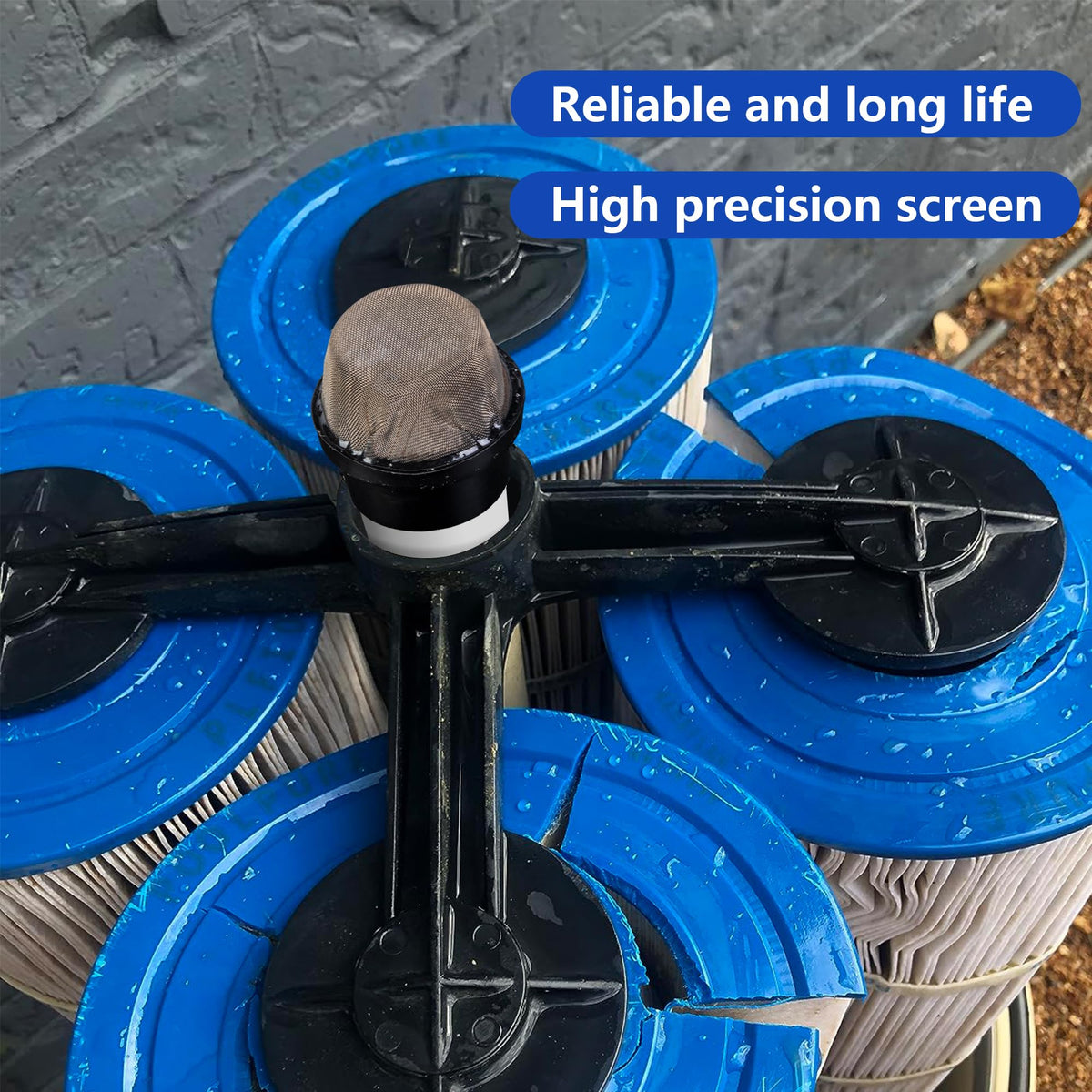 DECOHS high-precision filter mesh blocks small debris from entering the valve
