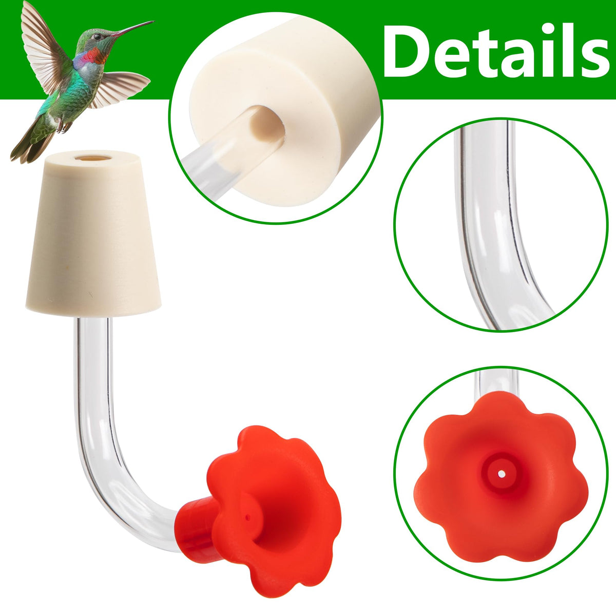 DECOHS tube top stopper provides easy installation and leak control.