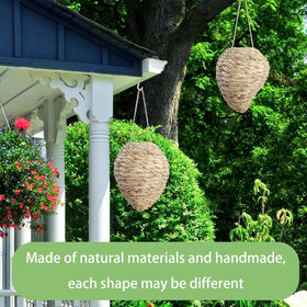 DECOHS nest hanging on eaves demonstrates easy installation for protection