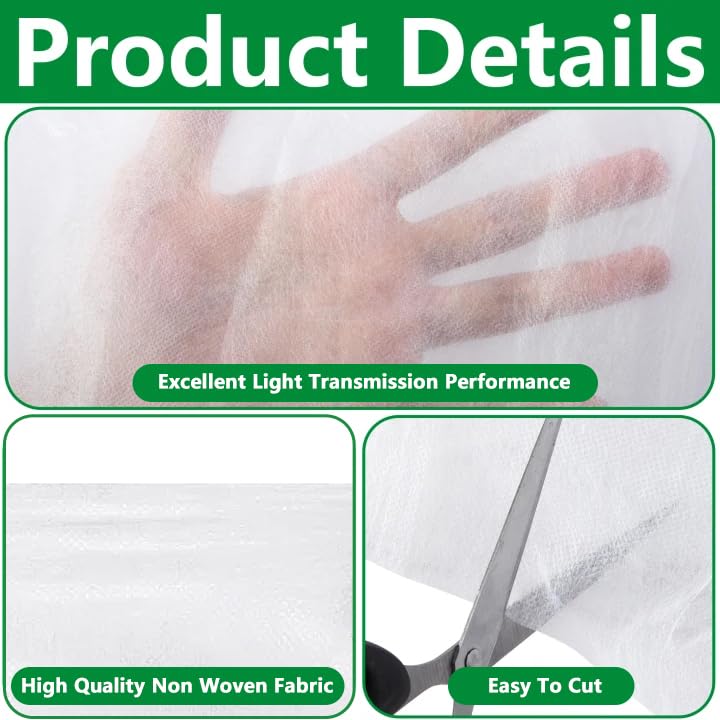 DECOHS non-woven garden shade fabric with breathable tear resistance