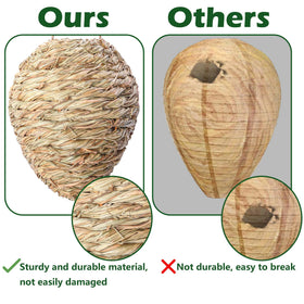 DECOHS outdoor garden deterrent nest mounted on eaves helps deter wasps