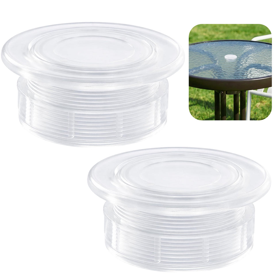 DECOHS parasol hole ring plug 2in set secures outdoor table holes