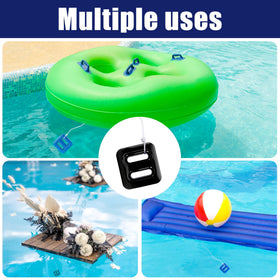 DECOHS weighted anchors tidy the pool area by preventing wandering inflatables.