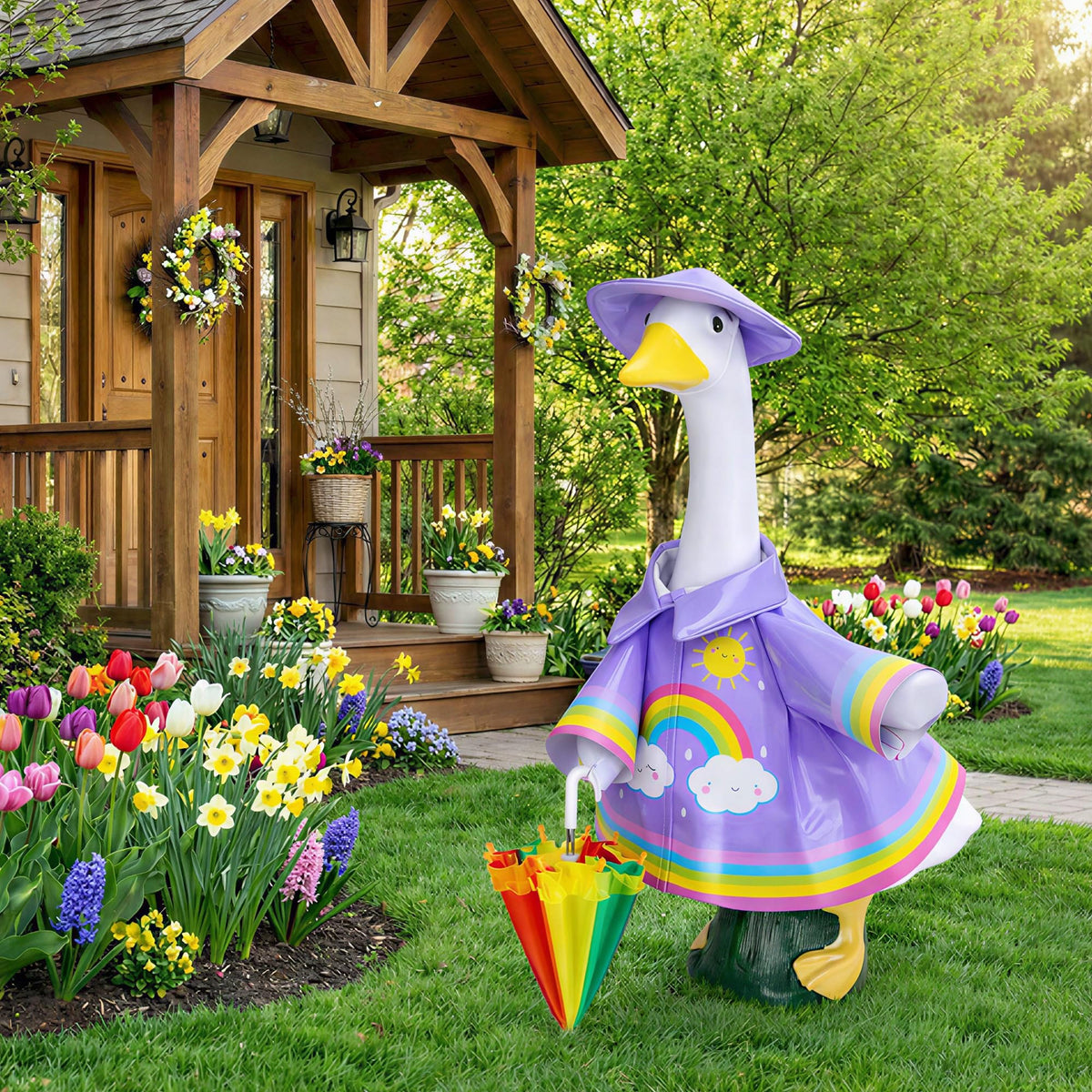 DECOHS outfit fits porches, gardens, and patios for charming daily scenes