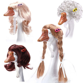 DECOHS porch goose wig classic braid enhances outdoor decor with timeless appeal.
