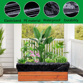 DECOHS protects plants from insects, birds, rain, and snow in garden containers