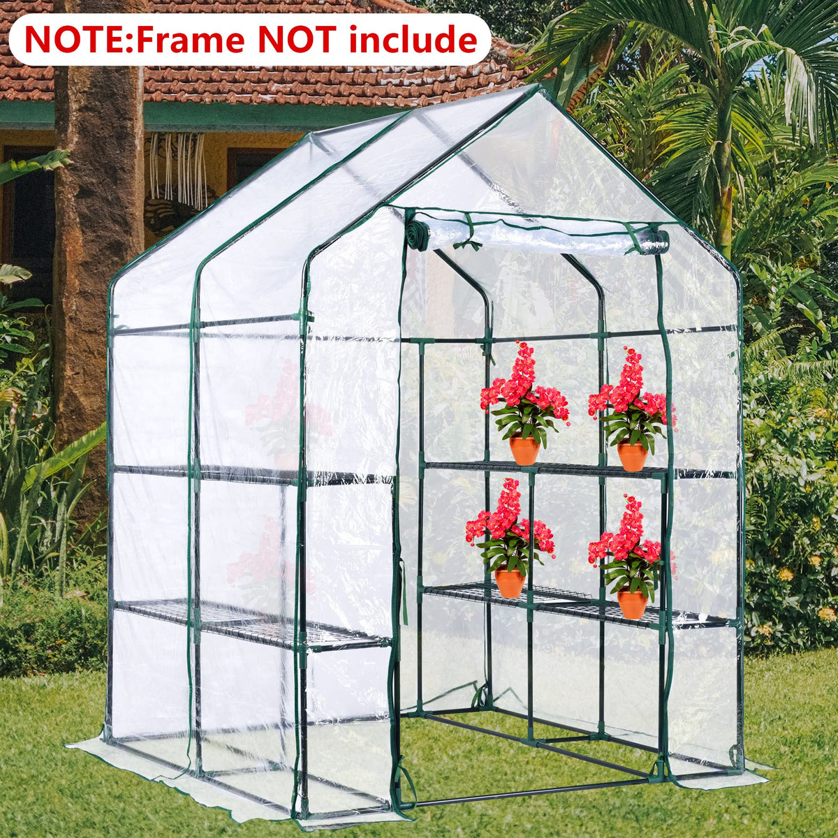 DECOHS durable PVC material resists deformation and lasts through seasons.