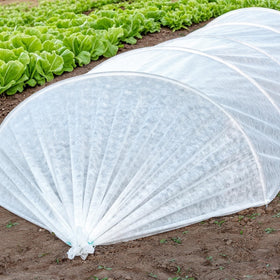 DECOHS shade cloth easy-cut feature enables quick sizing.