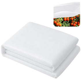 DECOHS shade cloth spread over garden bed diffusing sunlight for balanced daylight