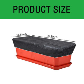 DECOHS waterproof elastic-band planter cover for rectangular boxes