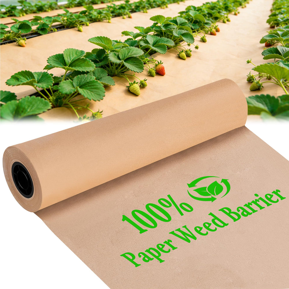 DECOHS weed barrier roll blocks weeds in outdoor gardens