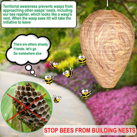 DECYOOL waterproof polyester nest decoy withstands rain and wind for durable outdoor use.