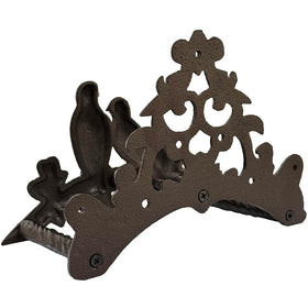 DecorGarden wall mount with anti-rust coating withstands rain and sun.