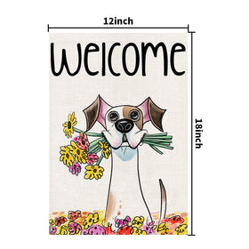 Decorhua double-sided flag design ensures consistent art from every angle.