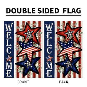 Decorhua Independence Day flag garden display elevates Fourth of July ambiance