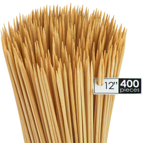 DecorRack 0.12 inch diameter skewers provide sturdy food grip