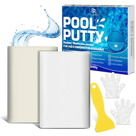 DecorRom Pool Putty 12oz bottle ready for underwater and above water repairs