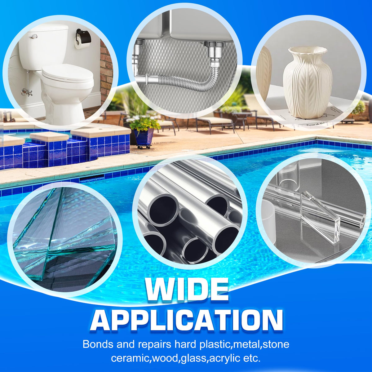 DecorRom pool putty surface after curing is paintable and drillable