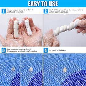 DecorRom pool putty being used for sculpting and model work
