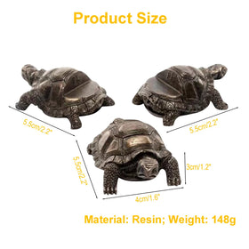 DecoVista tortoise resin pot feet add decorative animal charm to pots.