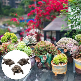 DecoVista tortoise resin pot feet fit various pot widths for versatility.