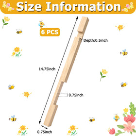 DECYOOL 10-frame hive entrance reducer fits standard hives for versatile use