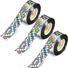 DECYOOL Bird Scare Tape Ribbon three rolls totaling 787 ft for extended outdoor protection