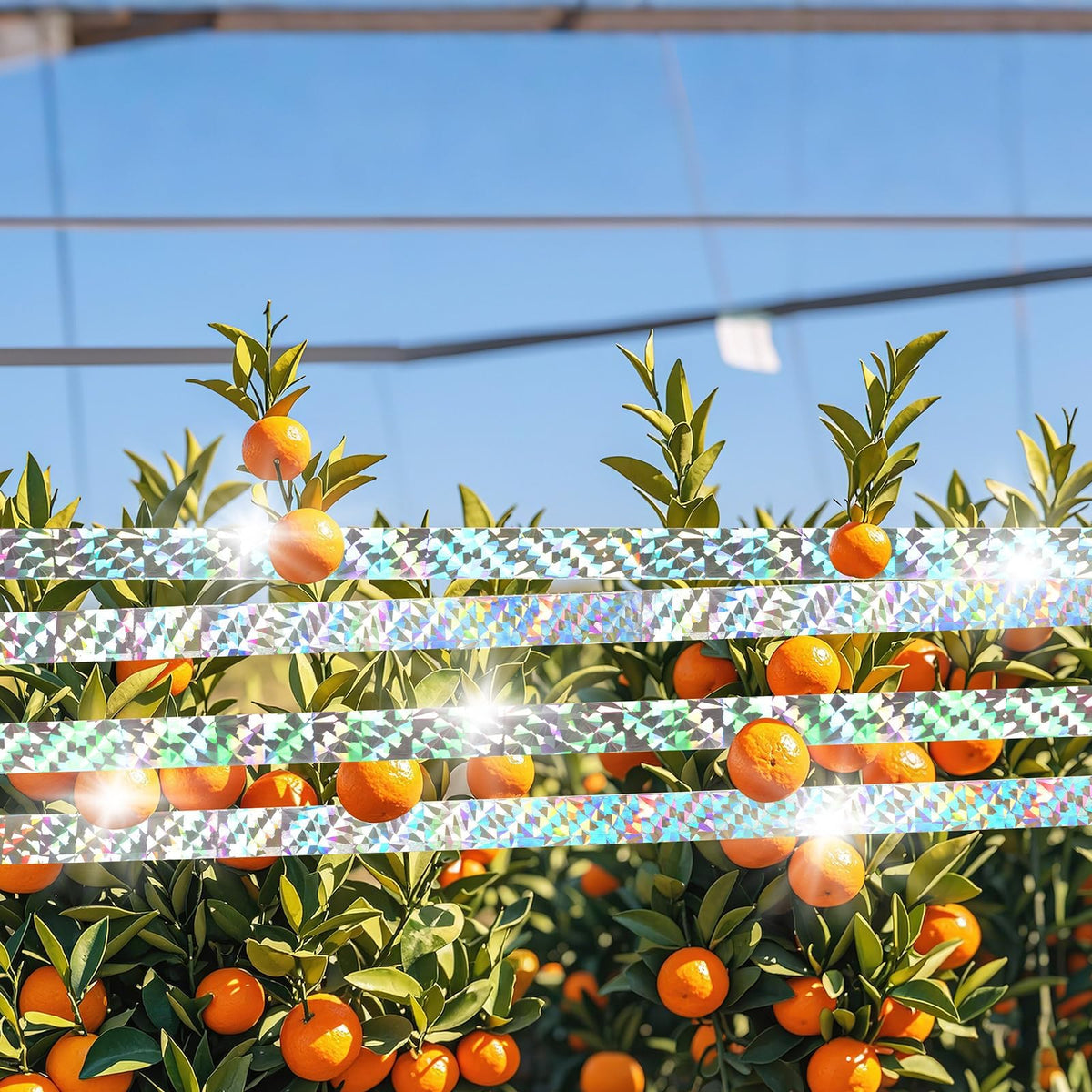 DECYOOL easy-to-hang bird tape for branches, fences, or wires