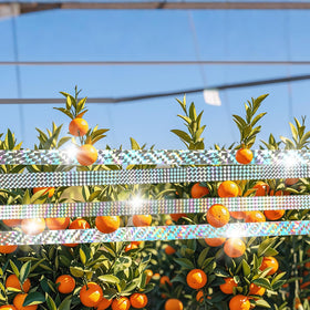 DECYOOL Easy install hanging tape for branches or fences
