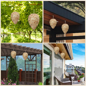 DECYOOL Wasp Decoy Brown supports patio and garden pest management.