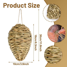 DECYOOL reed material nest decoy demonstrates weatherproof durability.
