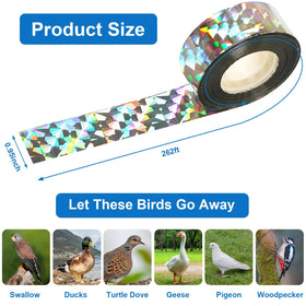 DECYOOL Weather resistant tape stays effective in sun rain and wind