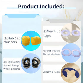 DEEG kit packaging with included gaskets and clips for easy replacement
