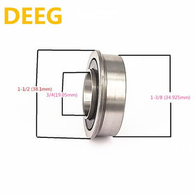 DEEG front axle bearings and optional washers for precise alignment