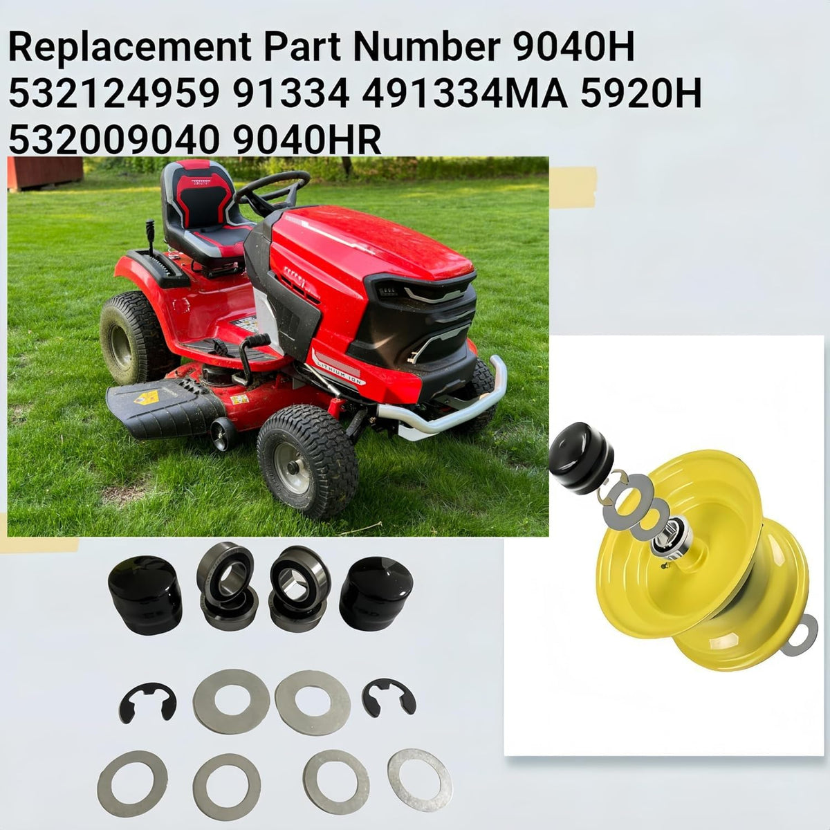 DEEG front wheel spacers set ensuring precise spacing for reliable operation