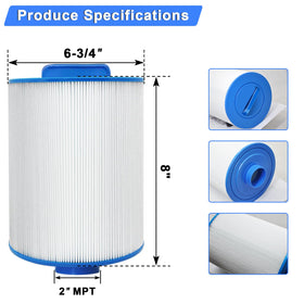 DEEKOOL PAS50SV-F2M filter media close-up highlighting dirt-locking filtration