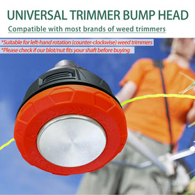 Deeploving weed eater head bump-feed action demonstrates fast line advancement
