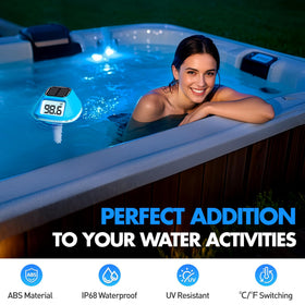 DeeprBlu 5 inch underwater probe ensures direct water contact readings.