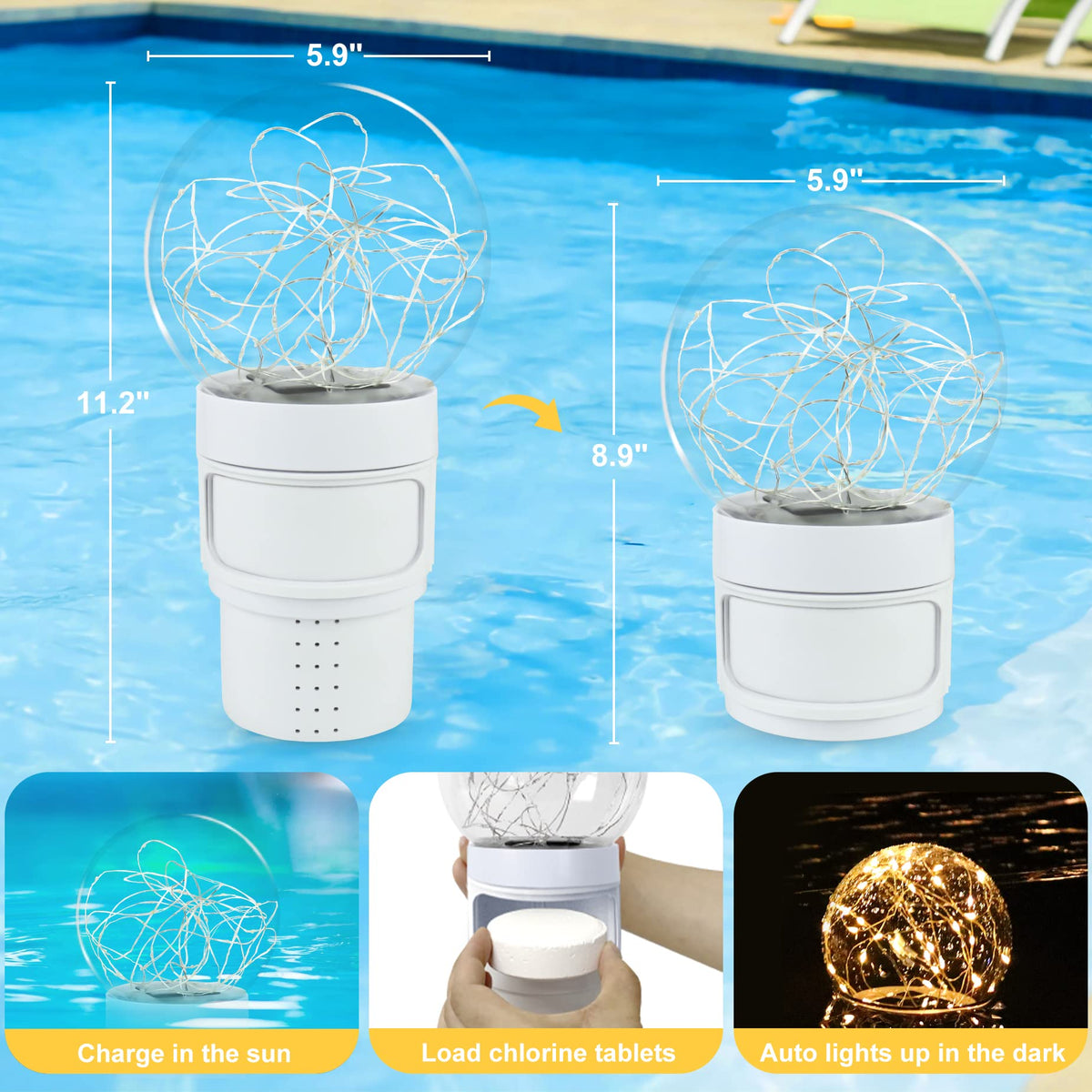 DeeprBlu easy-open chlorine dispenser simplifies tablet loading